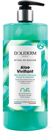 Doliderm Douchegel 2In1 Aloe Vivifiant Pompfl 1L
