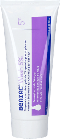 Benzac Wash Suspension 5 % 100 gr  -  Galderma Belgilux