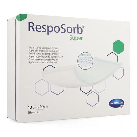 Resposorb Super 10x10cm 10 P/s  -  Hartmann