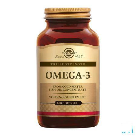 Solgar Omega 3 Triple Strength Softgel 100  -  Solgar Vitamins