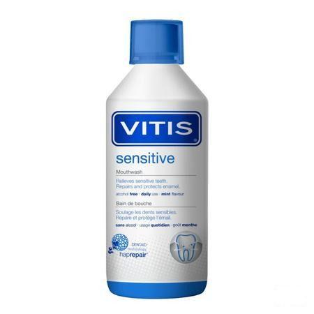 Vitis Sensitive Mondspoelmiddel 500 ml  -  Dentaid