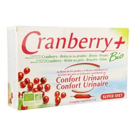 Super Diet Cranberry + Bio Ampoule 20x15 ml  -  Superdiet Laboratoires