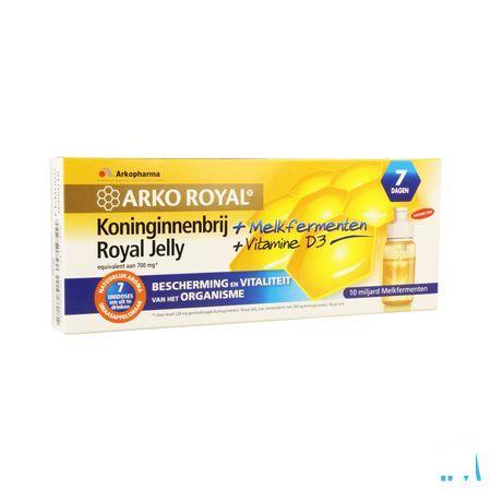 Arkoroyal Probiot. Volwassen Ruche Royale Dosis 7x7,5 ml  -  Arkopharma