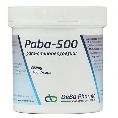 Paba Capsule 100x500 mg  -  Deba Pharma