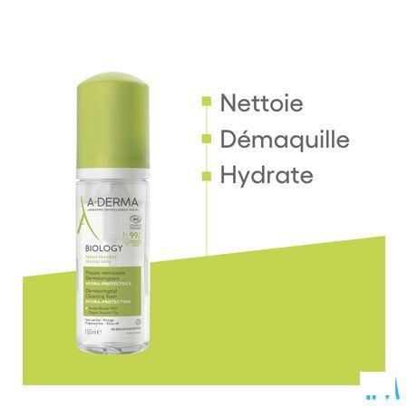 Aderma Biology Reinigingsschuim Hyd.Bescherm 150 ml