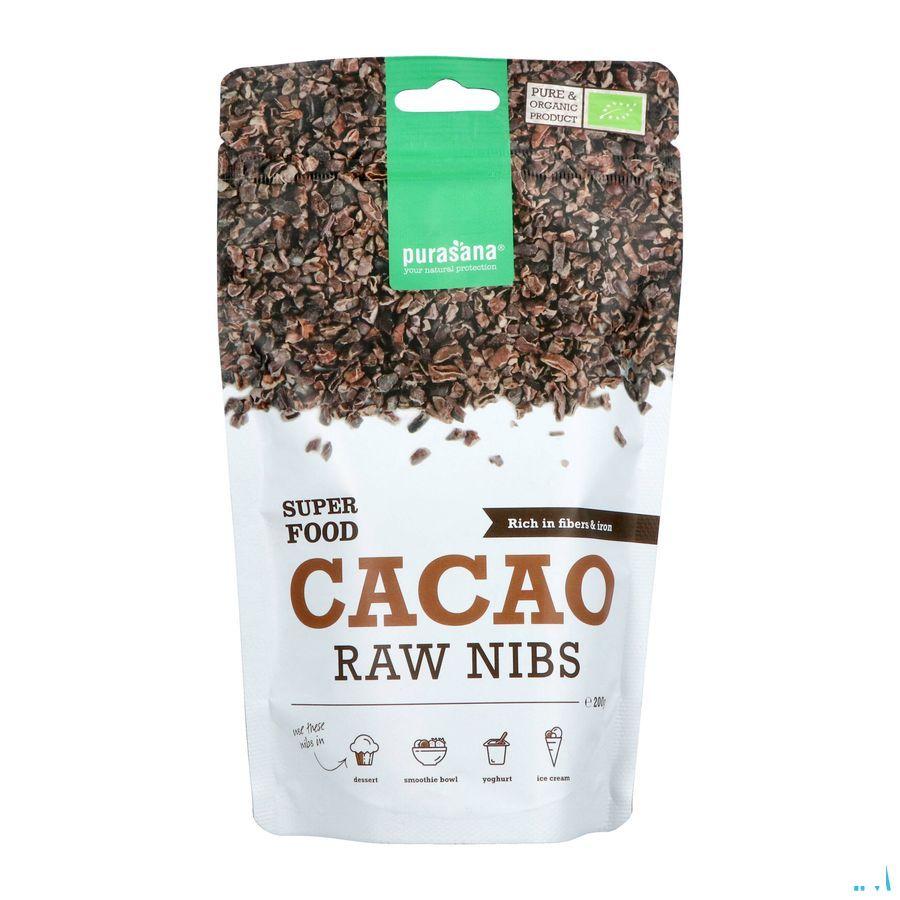 Purasana Cacao Kernen 200 gr Be-bio-02 Peru