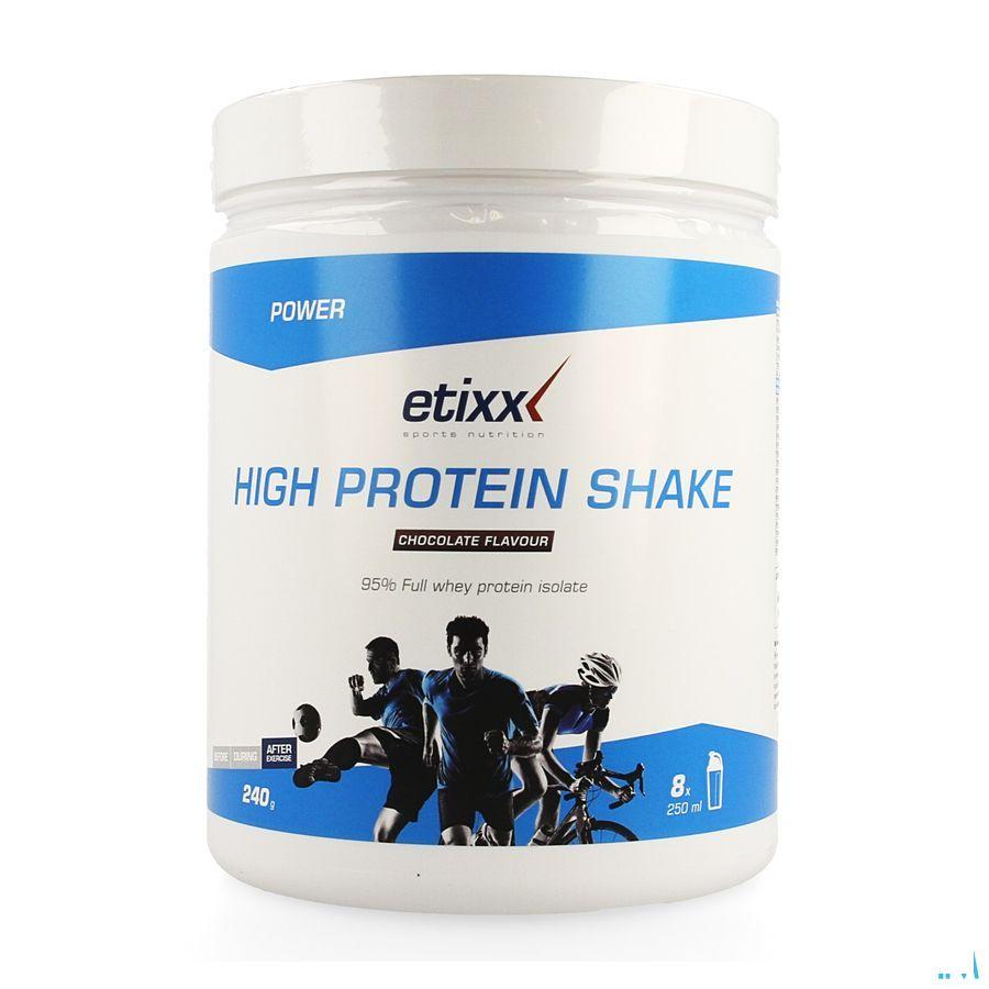 Etixx High Protein Shake Choco Pdr 240 g Cfr3583341  -  Ceres Pharma