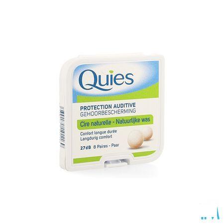 Quies Oordoppen Natuurlijke Was 8 Paar 104422  -  Quies
