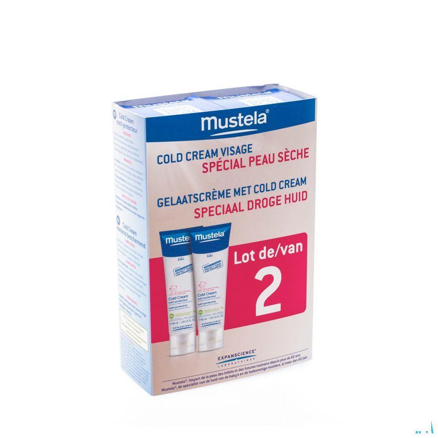 Mustela Baby Cold Cream Gezicht Duo 2x40 ml