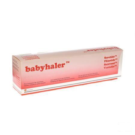 Babyhaler Inhalatiekamer + masker Baby 2 Kleppen