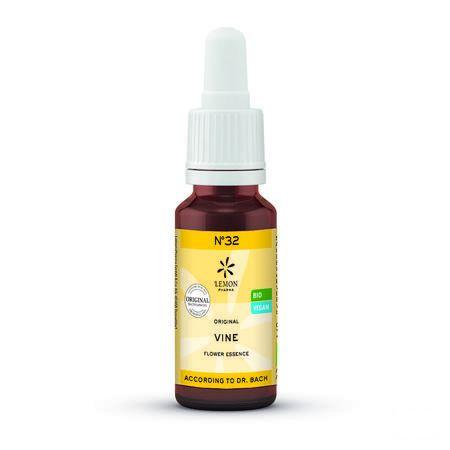Bachbloesem Bio Nr 32 Vine 20 ml  -  Eureka Pharma