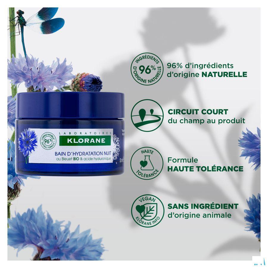 Klorane Gezicht Korenbloem Nacht Hydra Bad 50 ml