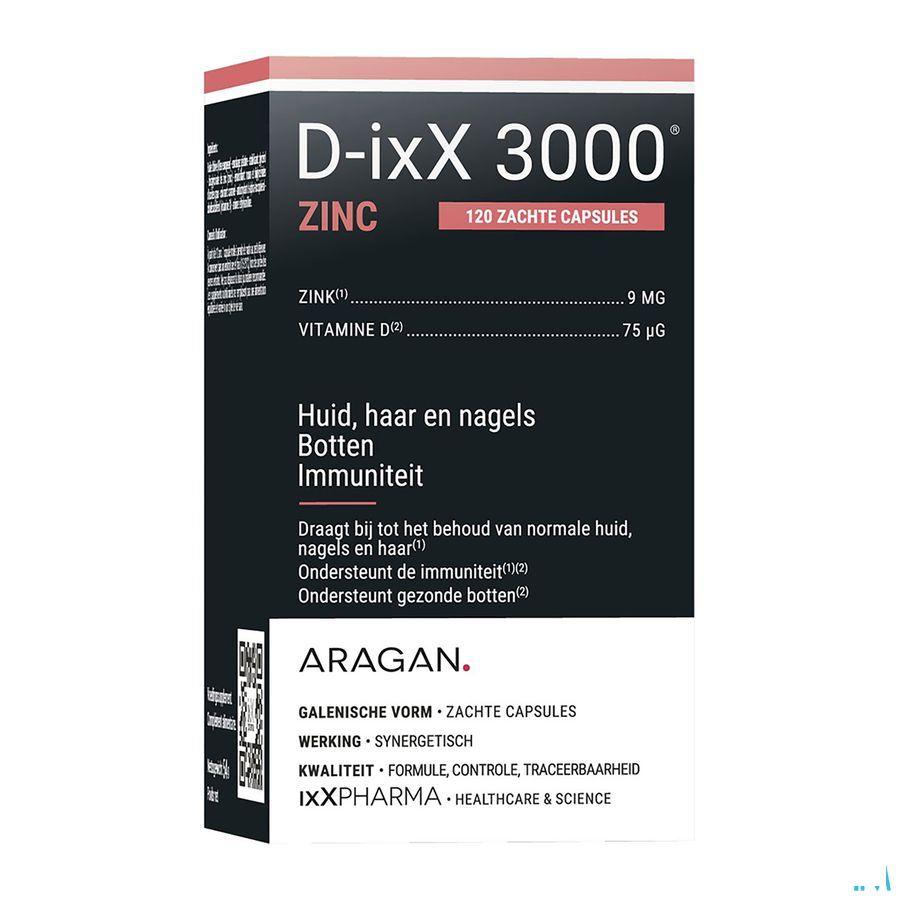 D-Ixx 3000 Zinc Softcaps 120  -  Ixx Pharma