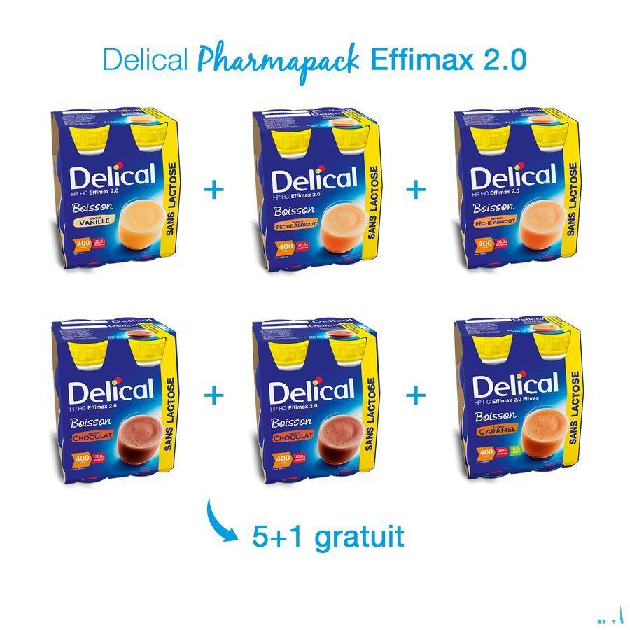 Delical Pharmapack Effimax 2.0 5 + 1x(4x200 ml)  -  Bs Nutrition