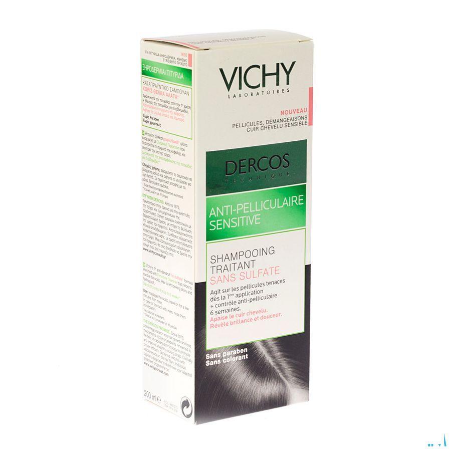Vichy Dercos Anti roos Sensitive Shampoo 200 ml  -  Vichy