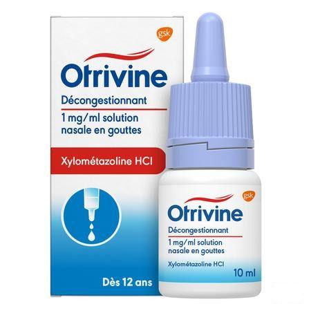 Otrivine Hydrat 1 0/00 Gouttes 10 ml