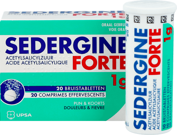 Sedergine Forte Bruis 1 Gr Tabletten 20