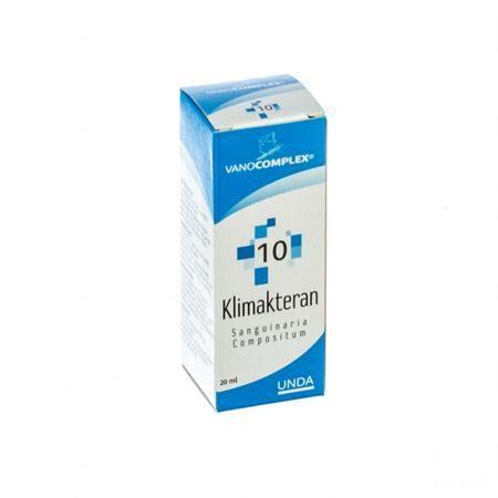 Vanocomplex N10 Klimakteran Gutt 20 ml  -  Unda - Boiron