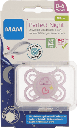 Mam Sucette Perfect Night 0-6m Fille
