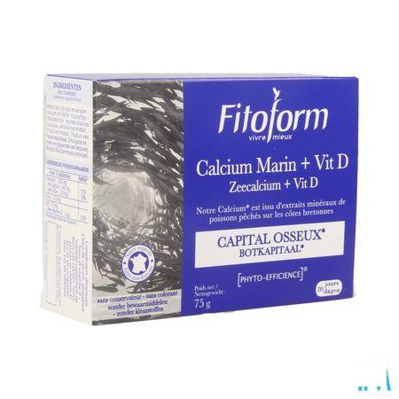 Calcium Marin Comprimes 60 Fitoform  -  Bioholistic Diffusion