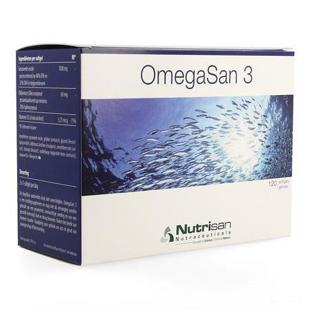 Omegasan 3 120 Softgels   -  Nutrisan