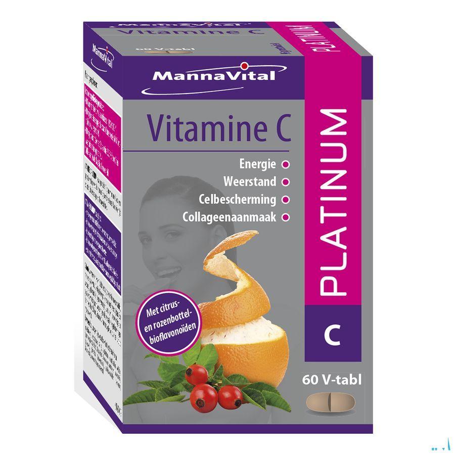 Mannavital Vitamine C Platinum V-comp 60