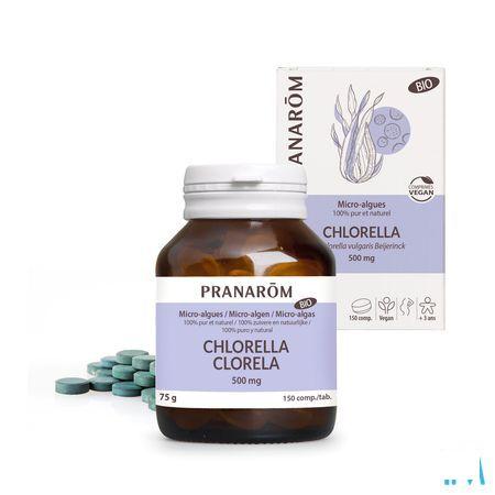 Microalgues Chorella Tabl 150X500 mg Pranarom  -  Pranarom