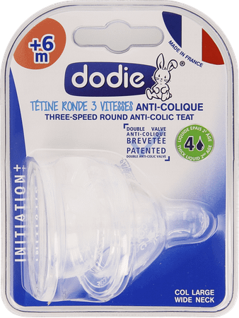 Dodie Tetine Iniiation+ 3 Vitesses Debit 4 2
