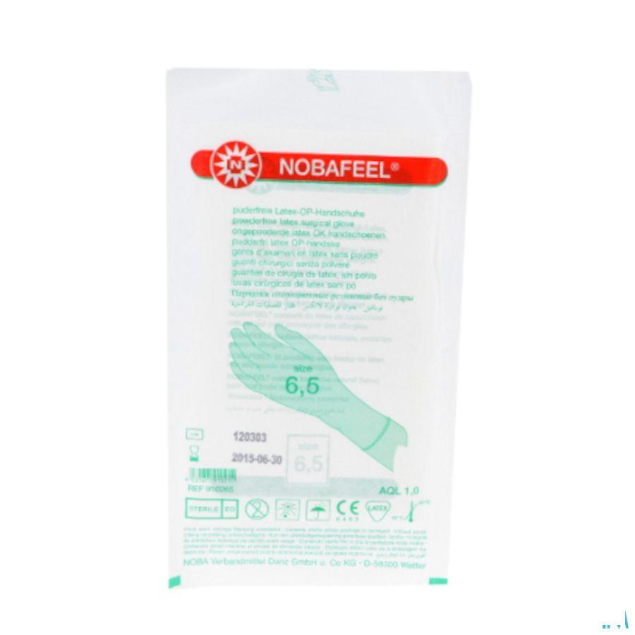 Nobafeel Gants Latex Sans Poudre Sterile 6.5  -  Bota