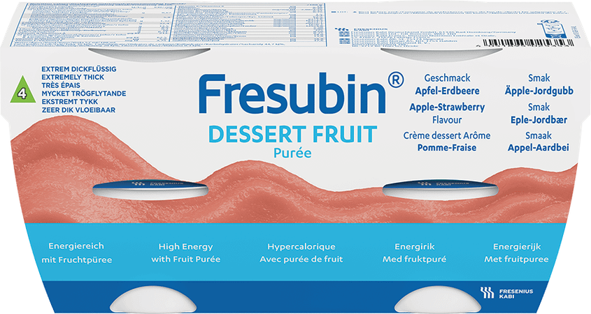 Fresubin Dessert Fruit 125 gr Pommefraise/appelaardbei  -  Fresenius