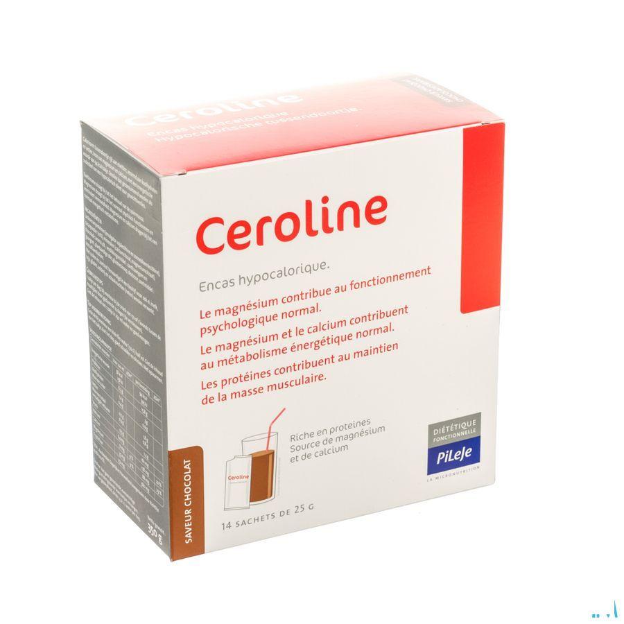Ceroline Chocolat Poudre Sachets 14x25 gr  -  Pileje