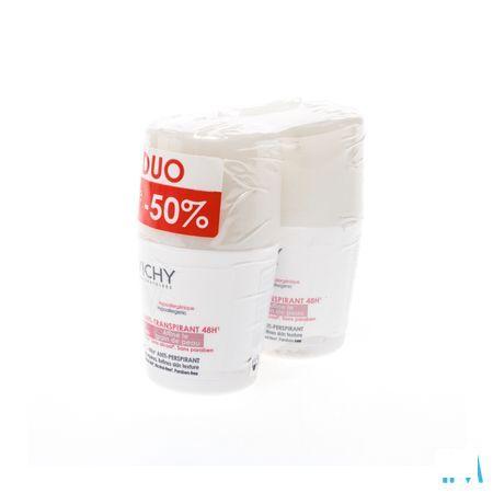 Vichy Deo Anti haargroei Roller 48h Duo 2x50 ml  -  Vichy