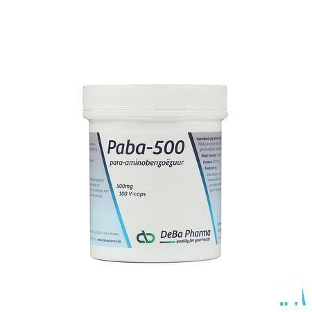 Paba Capsule 100x500 mg  -  Deba Pharma