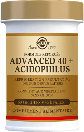Solgar Advanced 40 + Acidophilus V-Capsule 60  -  Solgar Vitamins