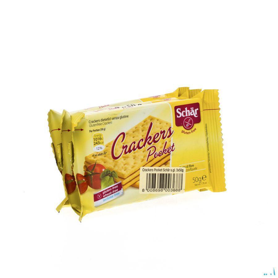Schar Cracker Pocket Glutenvrij 3x50 gr 6541  -  Revogan