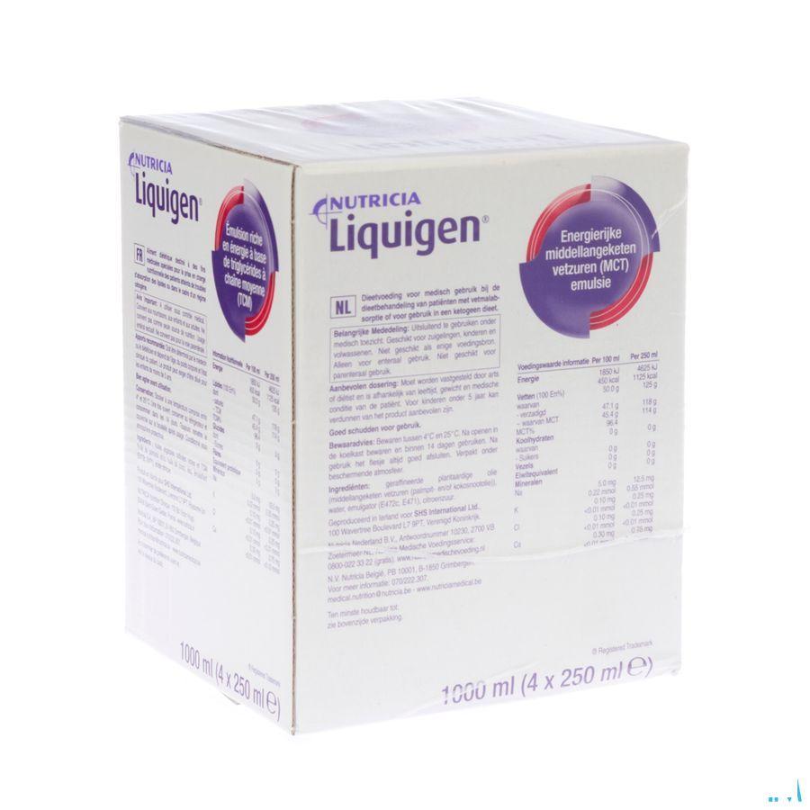 Liquigen Flacon Plast 4x250 ml 1457191  -  Nutricia