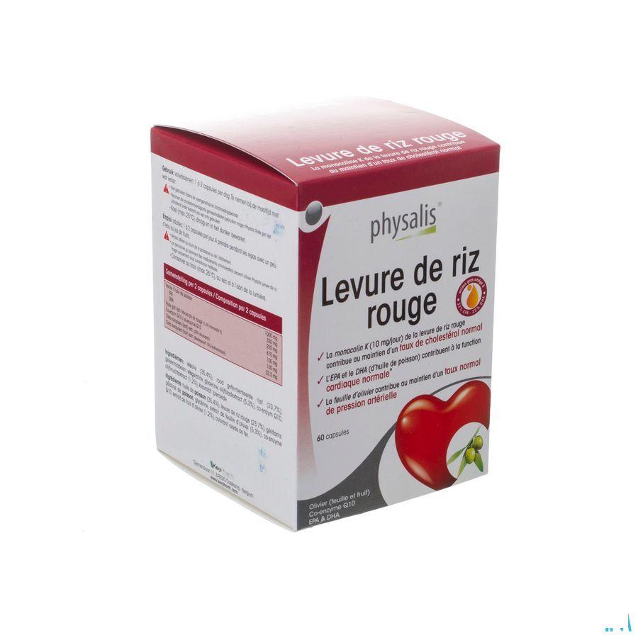 Physalis Rode Gist Rijst Capsule 60  -  Keypharm