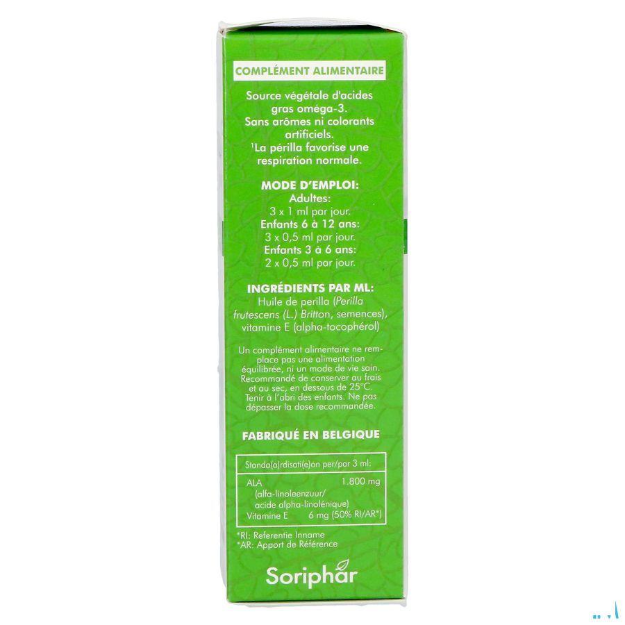 Soria Perilla Olie Omega 3 Vegan 50 ml  -  Soria Bel