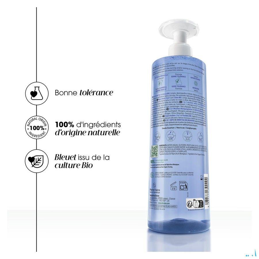 Klorane Visage Bleuet Eau Micellaire Bio 400 ml
