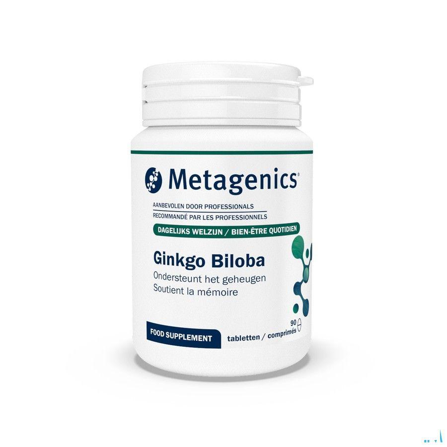 Ginkgo Biloba Comprimes 90x60 mg 1647  -  Metagenics