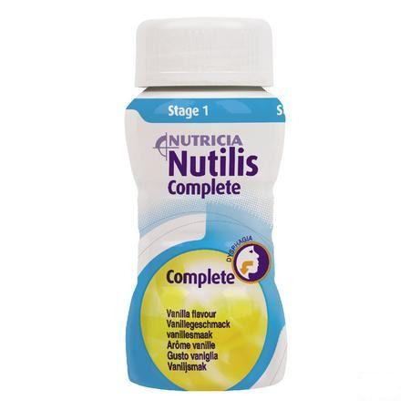 Nutilis Complete Stage 1vanille Flacon 4x125 ml  -  Nutricia
