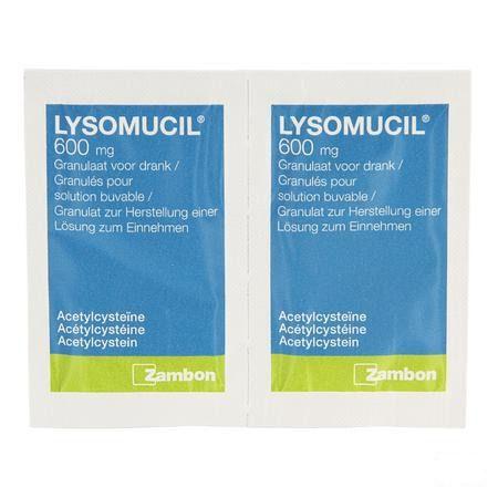 Lysomucil 600 Gran Sachets 14 X 600 mg