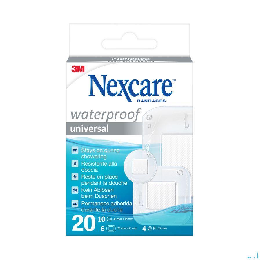 Nexcare 3M Waterproof Assorted Strips 20 N0620As