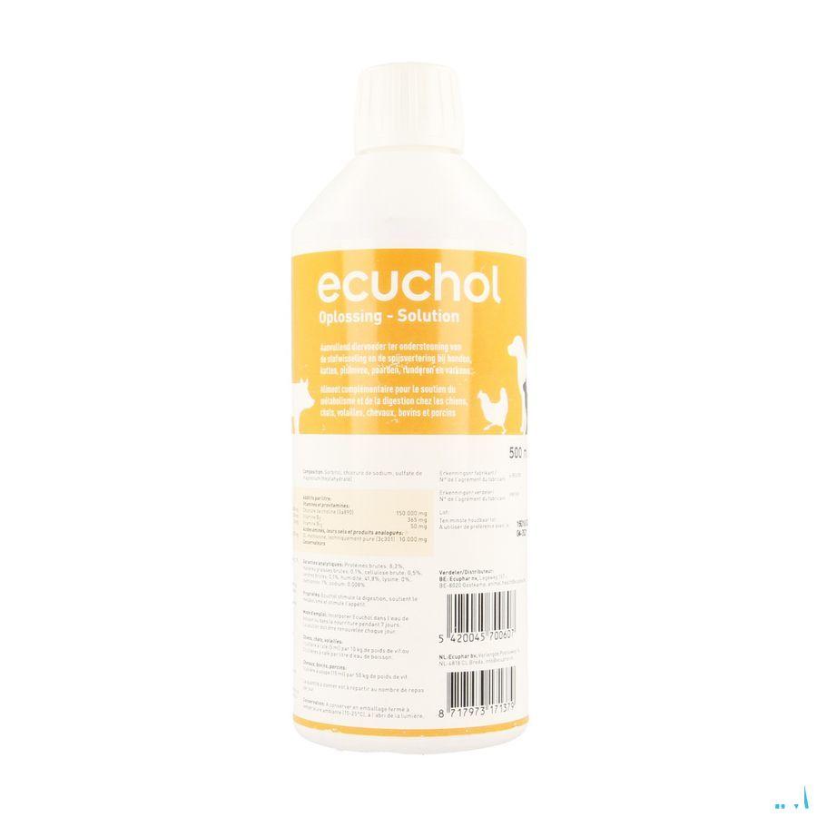 Ecuchol Solution Oral 500 ml  -  Ecuphar