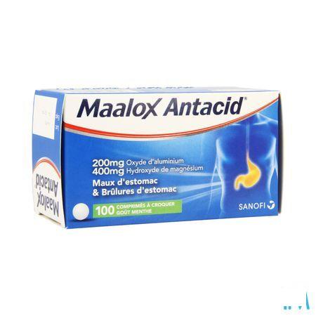 Maalox Antacid 200/400 Comprimes 100