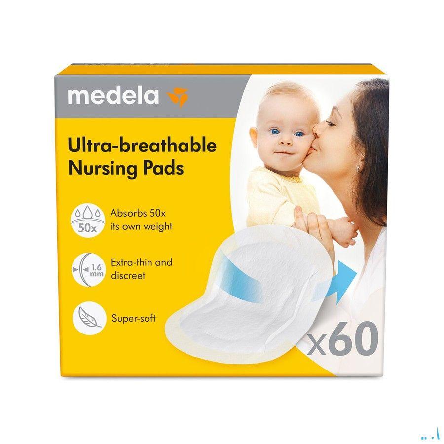 Medela Ultra Ademende Zoogkompressen 60