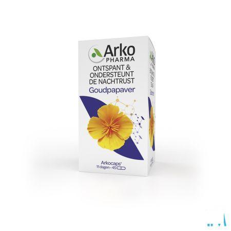 Arkocaps Goudpapaver Plantaardig 45  -  Arkopharma