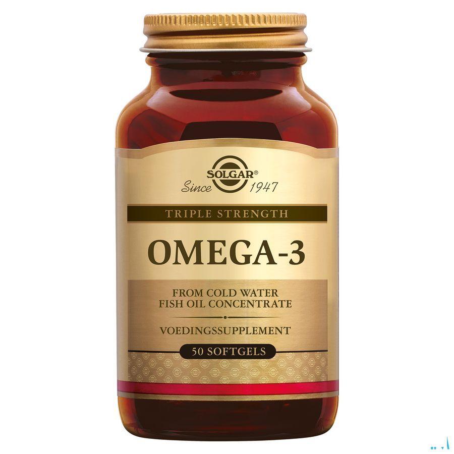 Solgar Omega 3 Triple Strength Softgel 50  -  Solgar Vitamins
