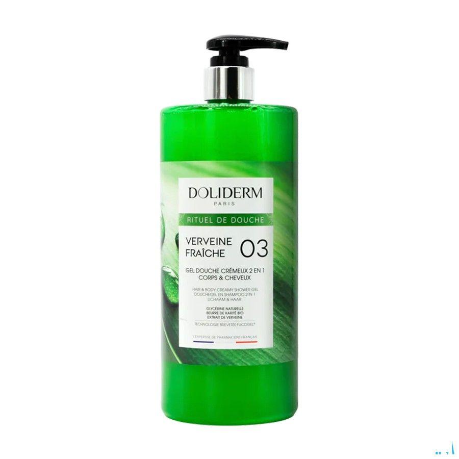 Doliderm Gel Douche 2En1 Verveine Frche Flpompe 1L