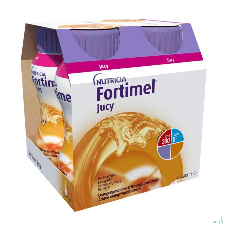 Fortimel Jucy Sinaasappelsmaak 4X200ml 155764